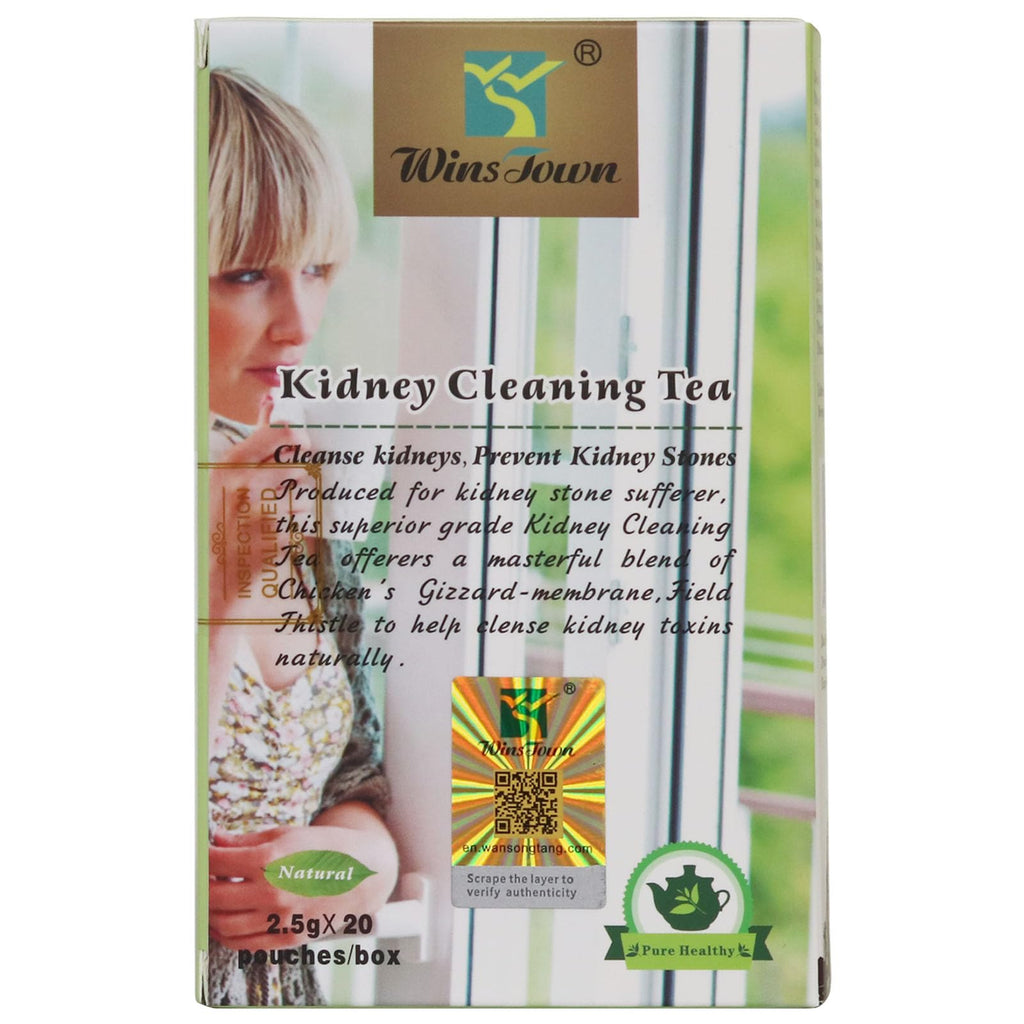Wins Town Kidney Cleaning Tea TCM Herbal Blend - 20 Teabags