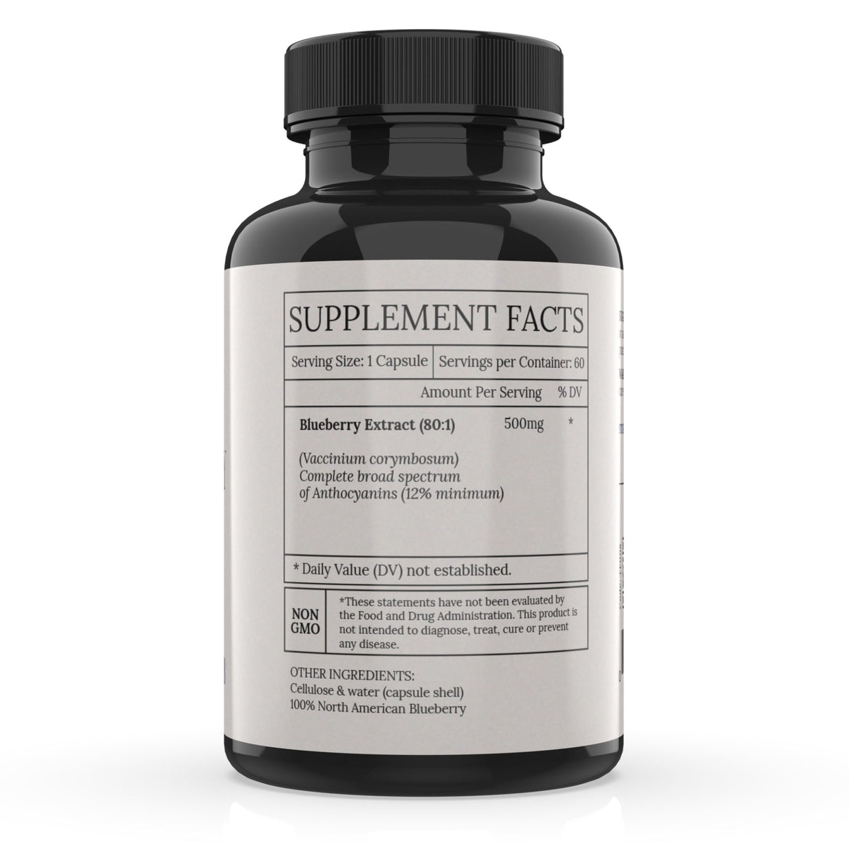 BioImmersion Blueberry 80:1 Extract 500mg Brain Support - 60 Capsules - image 2