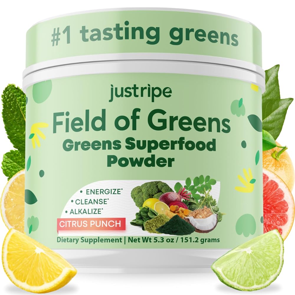 Just Ripe Nutrition Field of Greens Superfood Powder with Organic