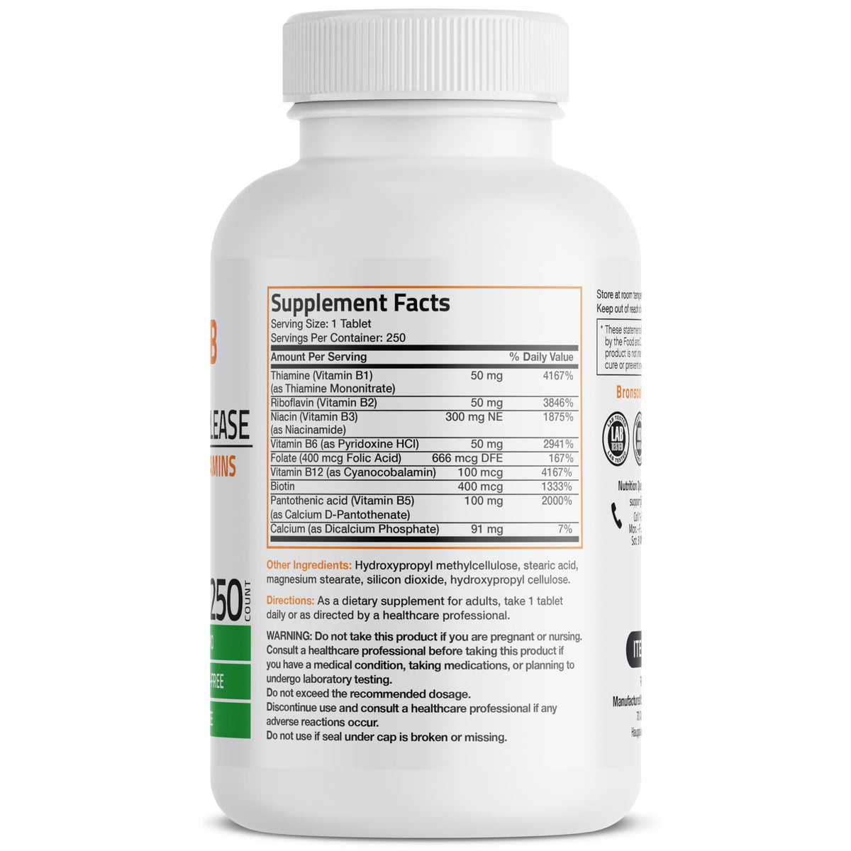 Bronson Vitamin B Complex Sustained Release