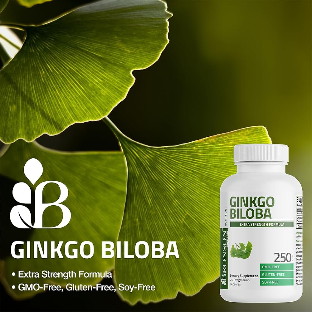 Bronson Ginkgo Biloba 500mg Extra Strength 500mg per Serving