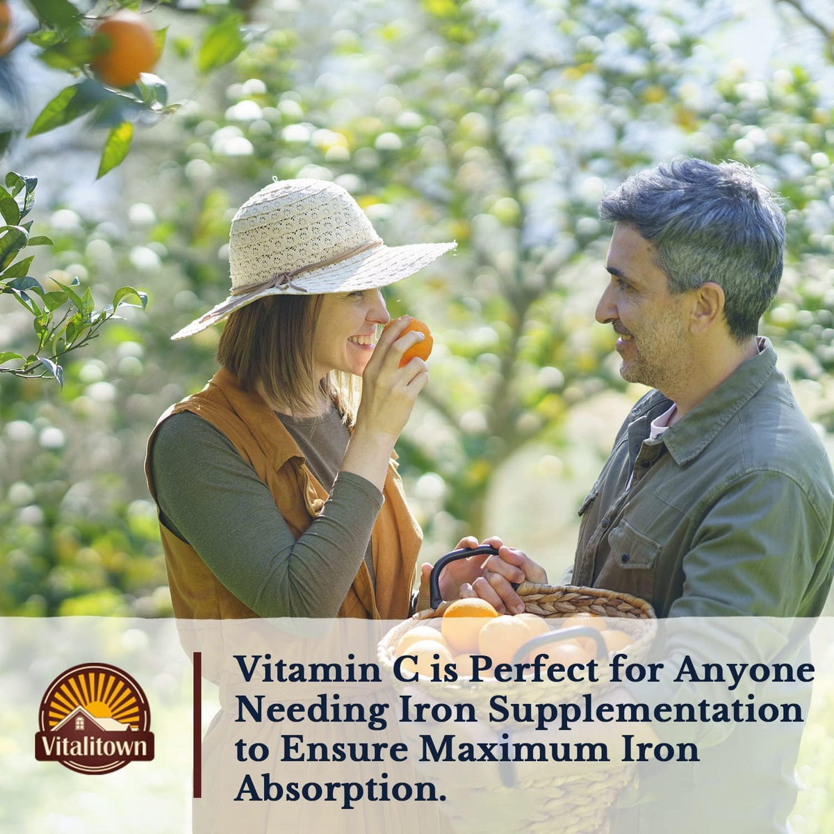 Vitalitown Iron Supplement 65mg with Vitamin C - 60 Tablets - image 5