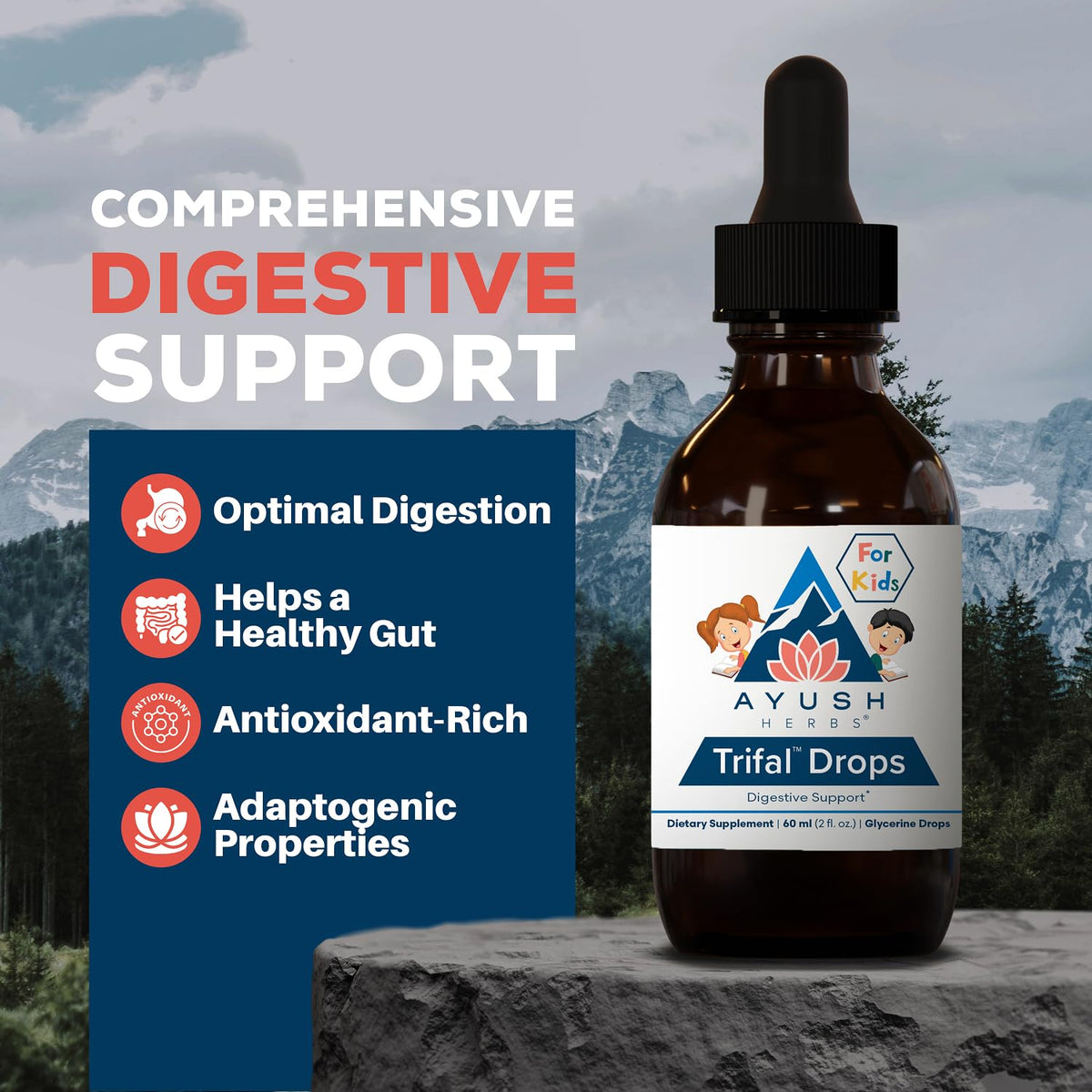 Ayush Herbs Trifal Drops Children Digestive Formula - 2 FL Oz - image 2
