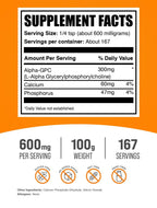 BulkSupplements.com Alpha GPC Powder