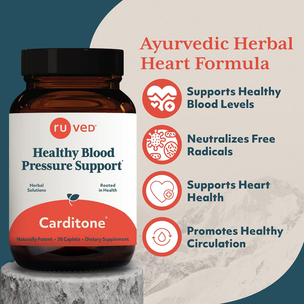 R-U VED Carditone Heart Health Formula - 30 Caplets - image 2