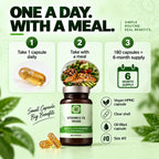 Procapsin Natural Vegan Vitamin E Capsules, All 8 Forms