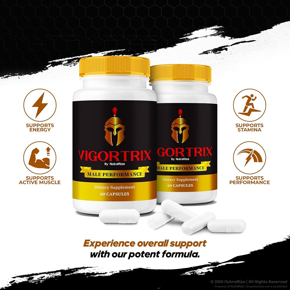 NutraRize Vigortrix Capsules for Men Energy & Stamina - 120 Capsules - image 6