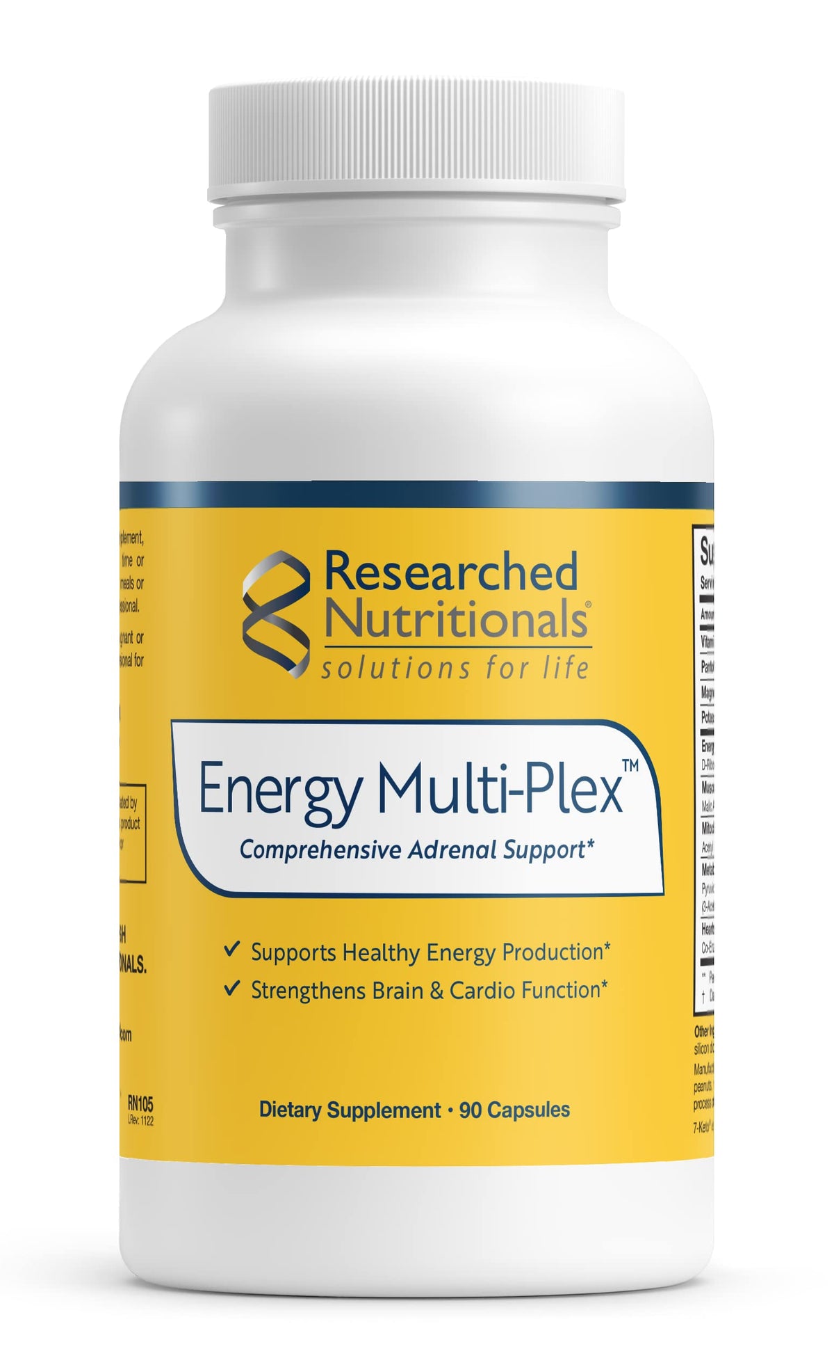 Researched Nutritionals Energy Multi-Plex Adrenal Support - 90 Capsules