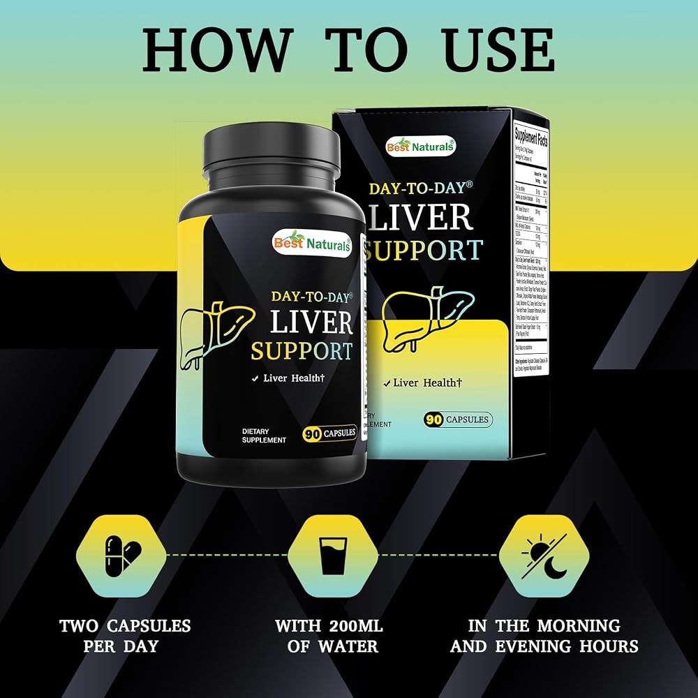 Best Naturals Day to Day Liver Support - 90 Vegetarian Capsules - image 3
