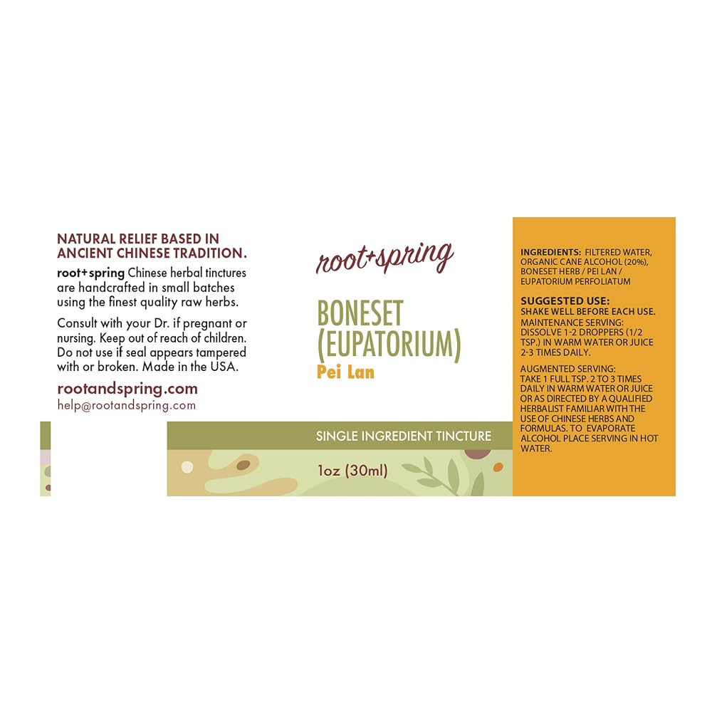 root + spring Boneset Eupatorium Herbal Tincture - 1 Fl Oz - image 2