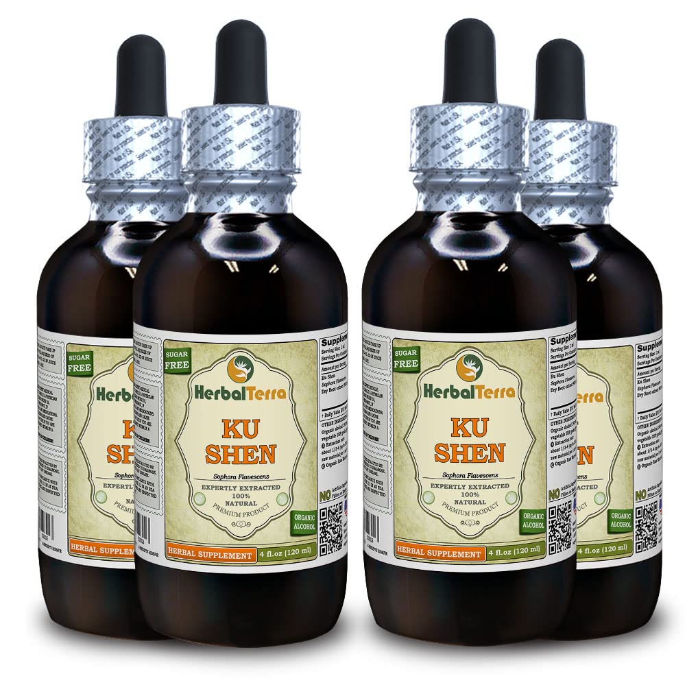 Herbal Terra Ku Shen Sophora Tincture Liquid Extract - 4x4 fl.oz