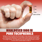 Procapsin Vegan Vitamin E 1000 IU Capsules, Mixed Tocopherols