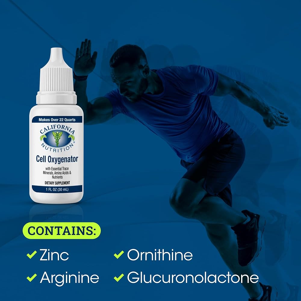 California Nutrition Cell Oxygenator Oxygen Boost Liquid Drops - 1 fl oz - image 6