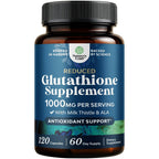Natures Craft Reduced Glutathione 1000mg with Milk Thistle - 120 Capsules