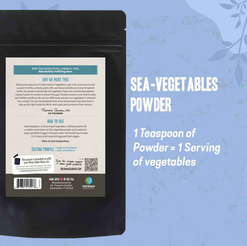 Dr. Cowan's Garden Sea Vegetables Powder - 20 Servings - image 5
