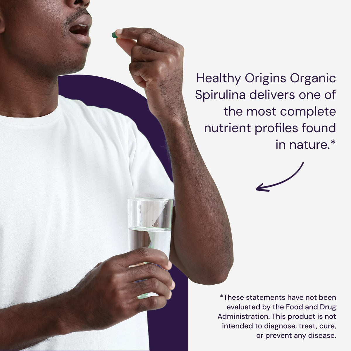 Healthy Orgins Organic and Kosher Spirulina Tablets, 500 mg