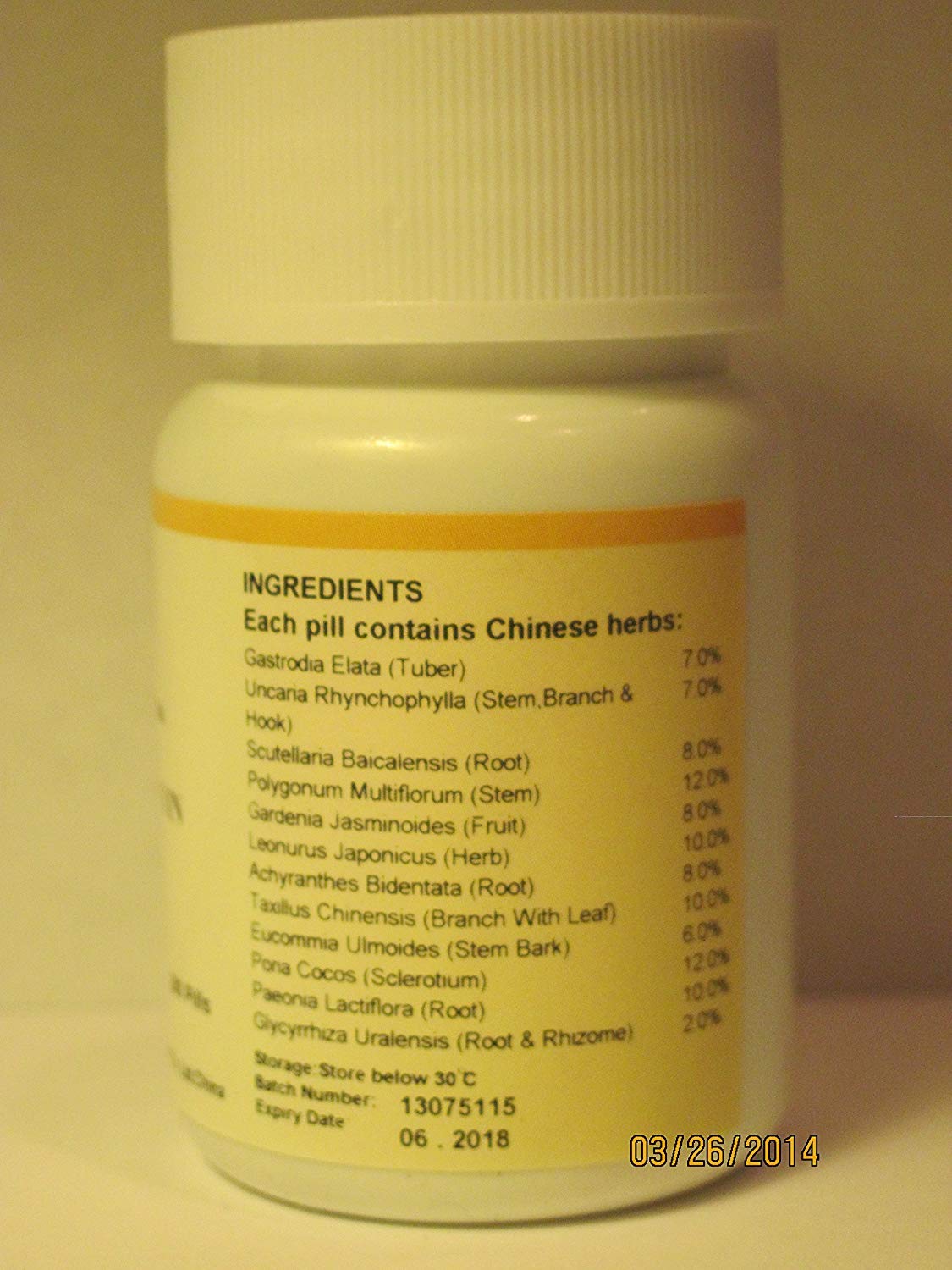 E-Fong Tian Ma Gou Teng Yin Gastrodia and Uncaria Formula - 200 Pills - image 2