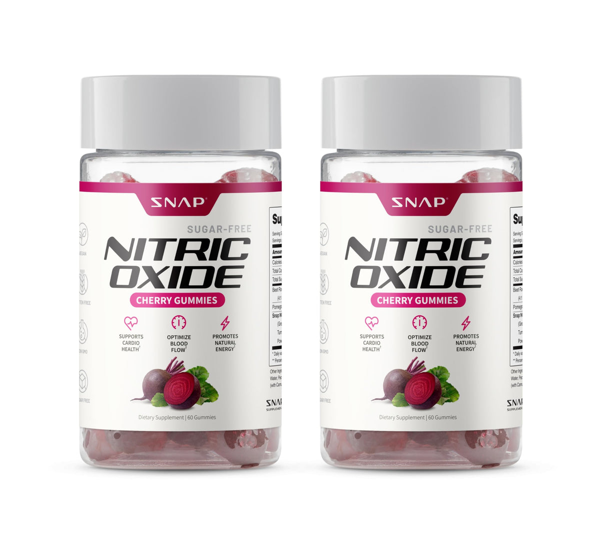 Snap Supplements Nitric Oxide Beet Root Gummies