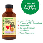 ChildLife Essentials Formula 3 Kids Cough Syrup, Berry - 4 Fl Oz - image 6