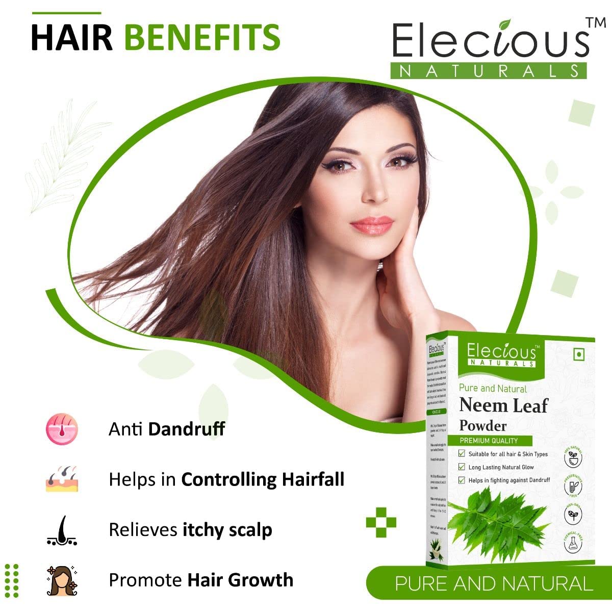 Elecious 100% Natural Neem Powder - 200g - image 4