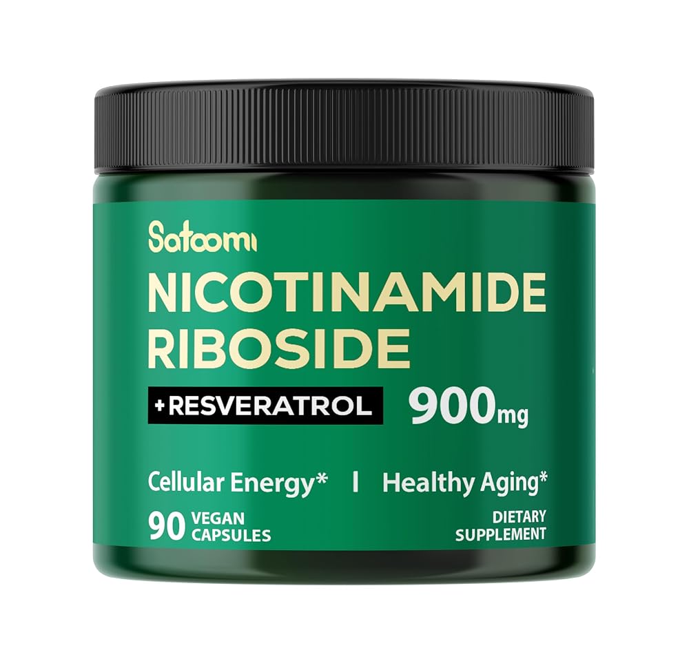 Satoomi NAD Supplement with Nicotinamide Riboside 900 mg - 90 Capsules