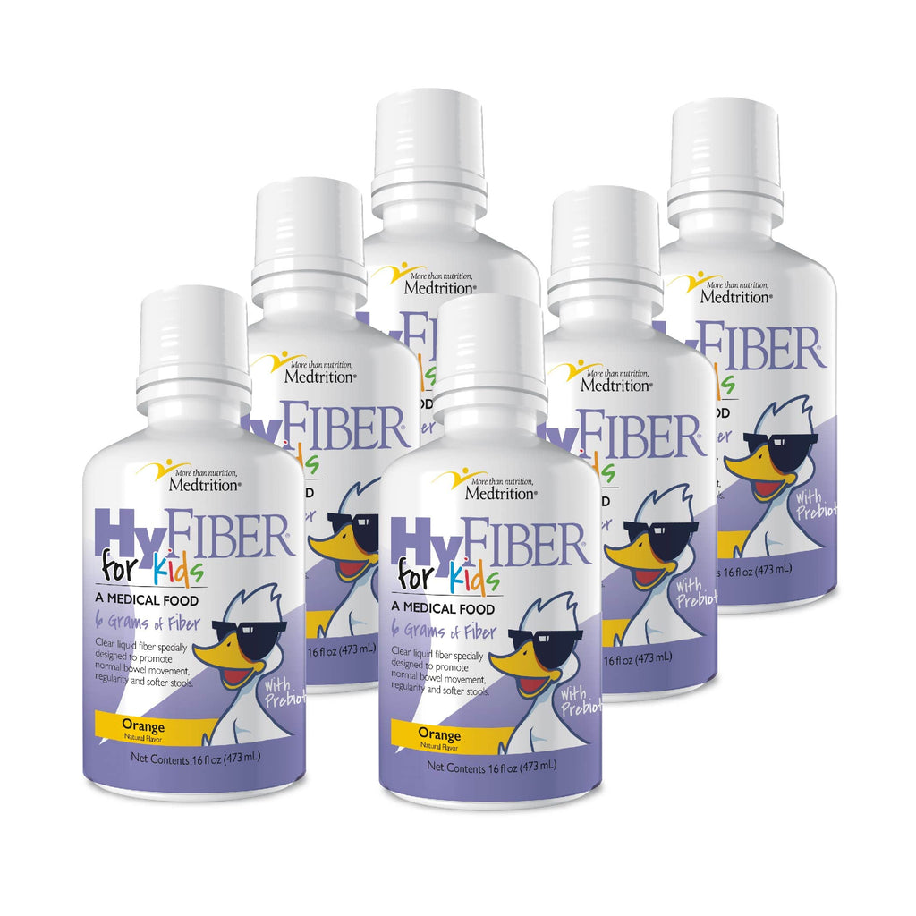Medtrition HyFiber Liquid Fiber for Kids - 6 Bottles