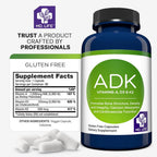 MD.LIFE ADK Vitamin Supplement with D3 and K2 - 90 Capsules - image 6