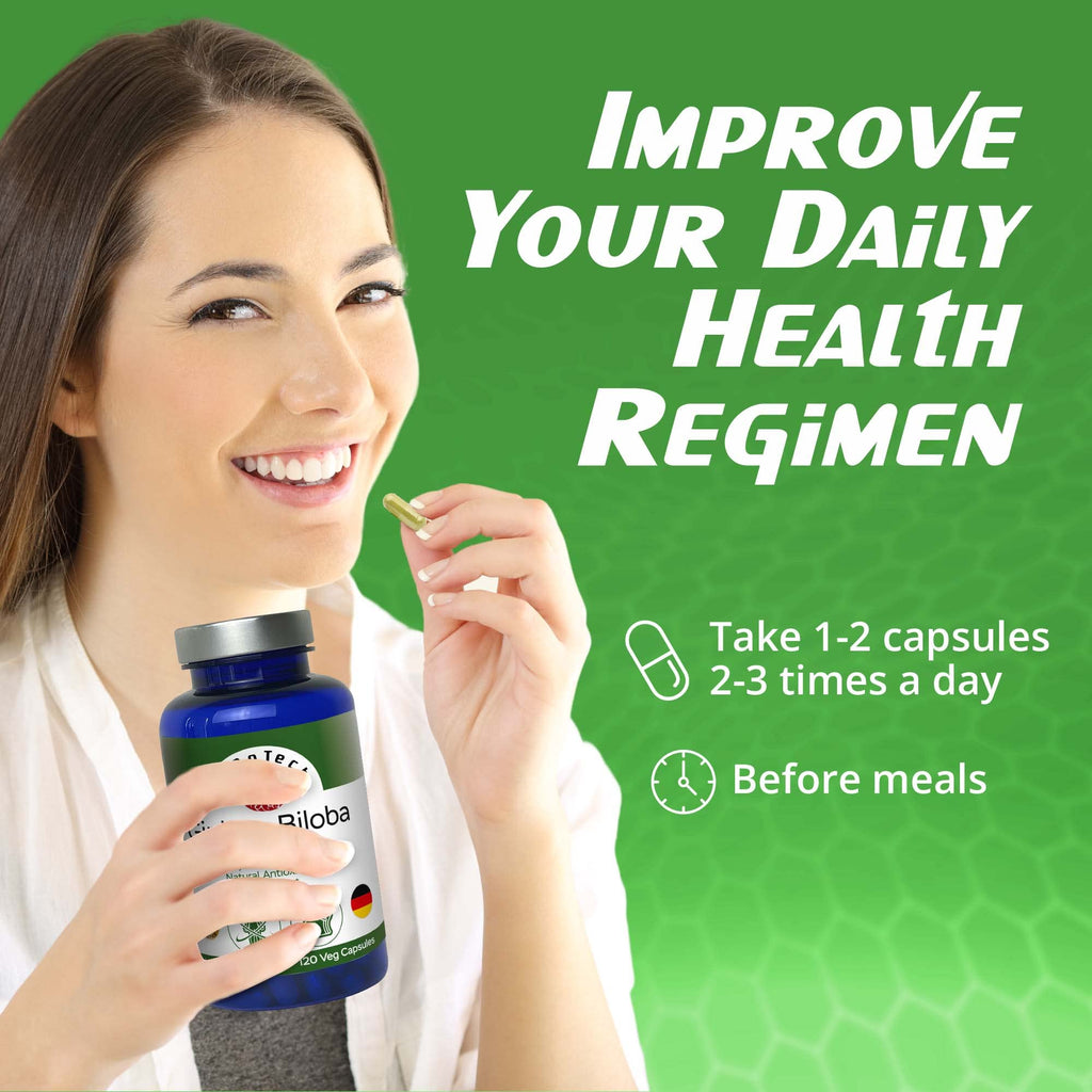 RaDoTech Ginkgo Biloba Memory & Focus Support - 120 Capsules - image 6