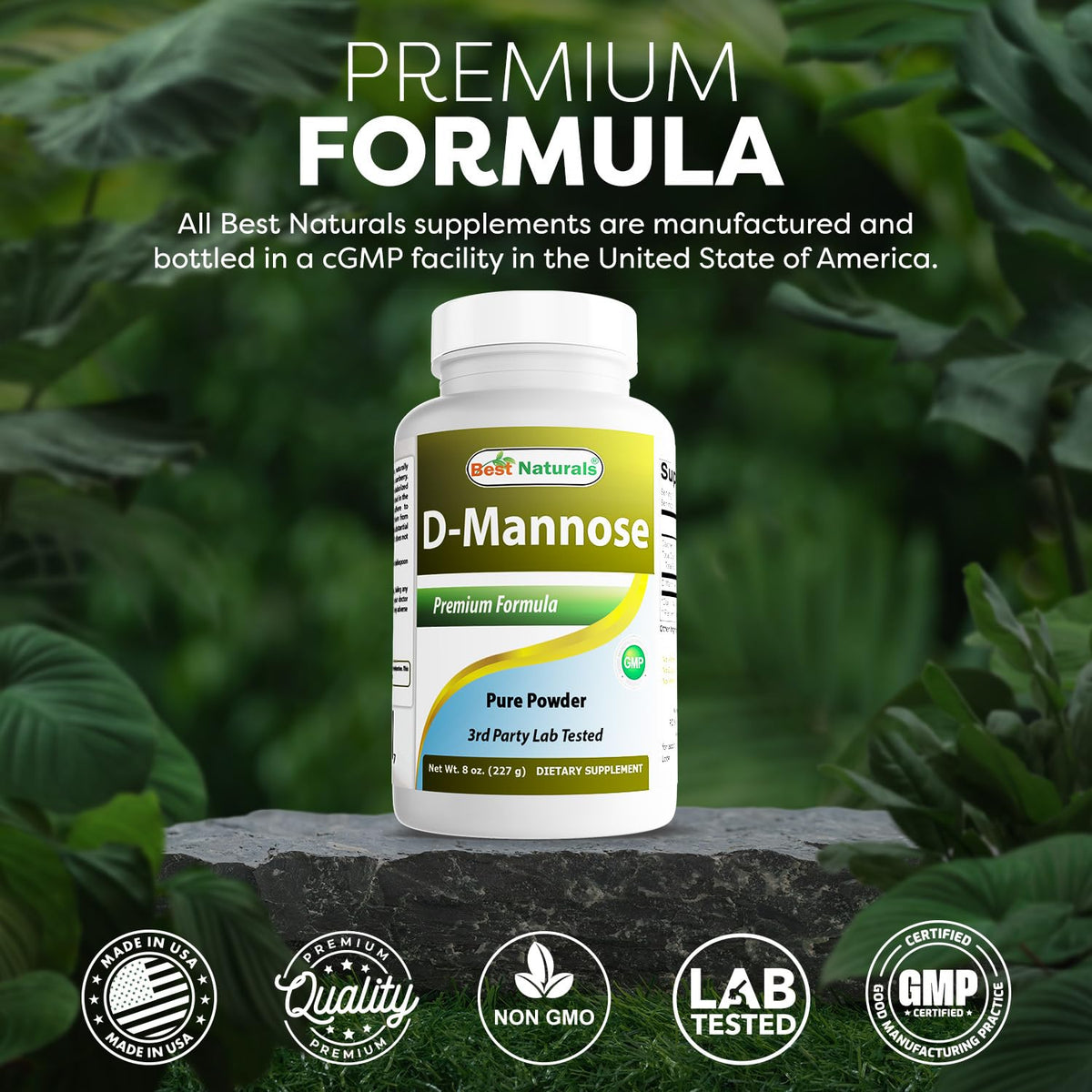 Best Naturals D-Mannose Pure Powder - 8 oz - image 5