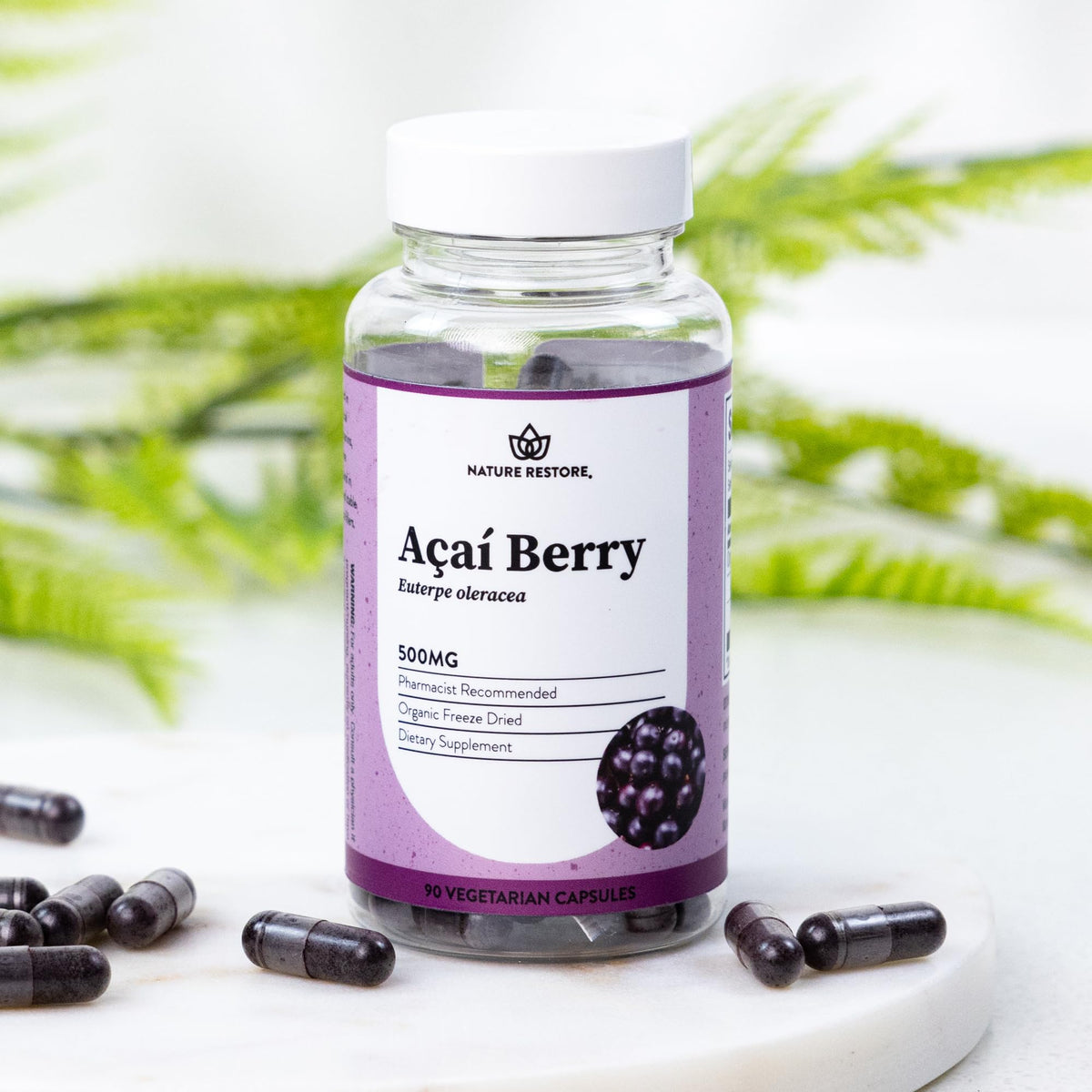 Nature Restore Organic Acai Berry Supplement - 90 Capsules - image 5