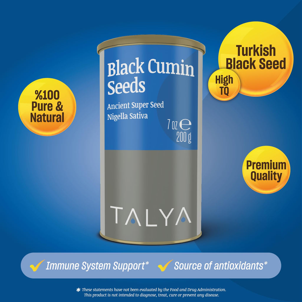 TALYA Black Cumin Seeds Immune Support - 7 oz (200 g) - image 3