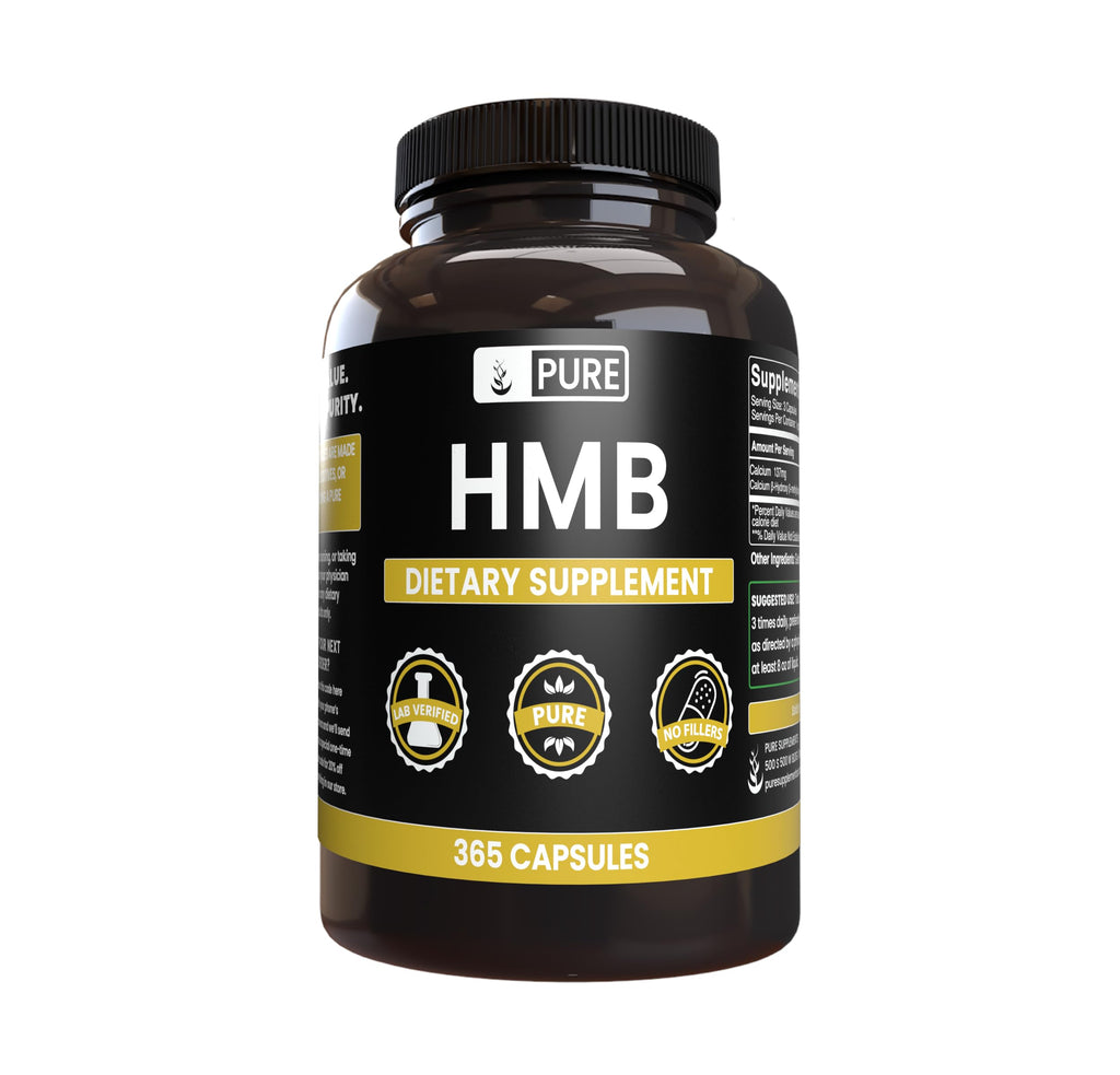 PURE ORIGINAL INGREDIENTS HMB Capsules - 365 Count
