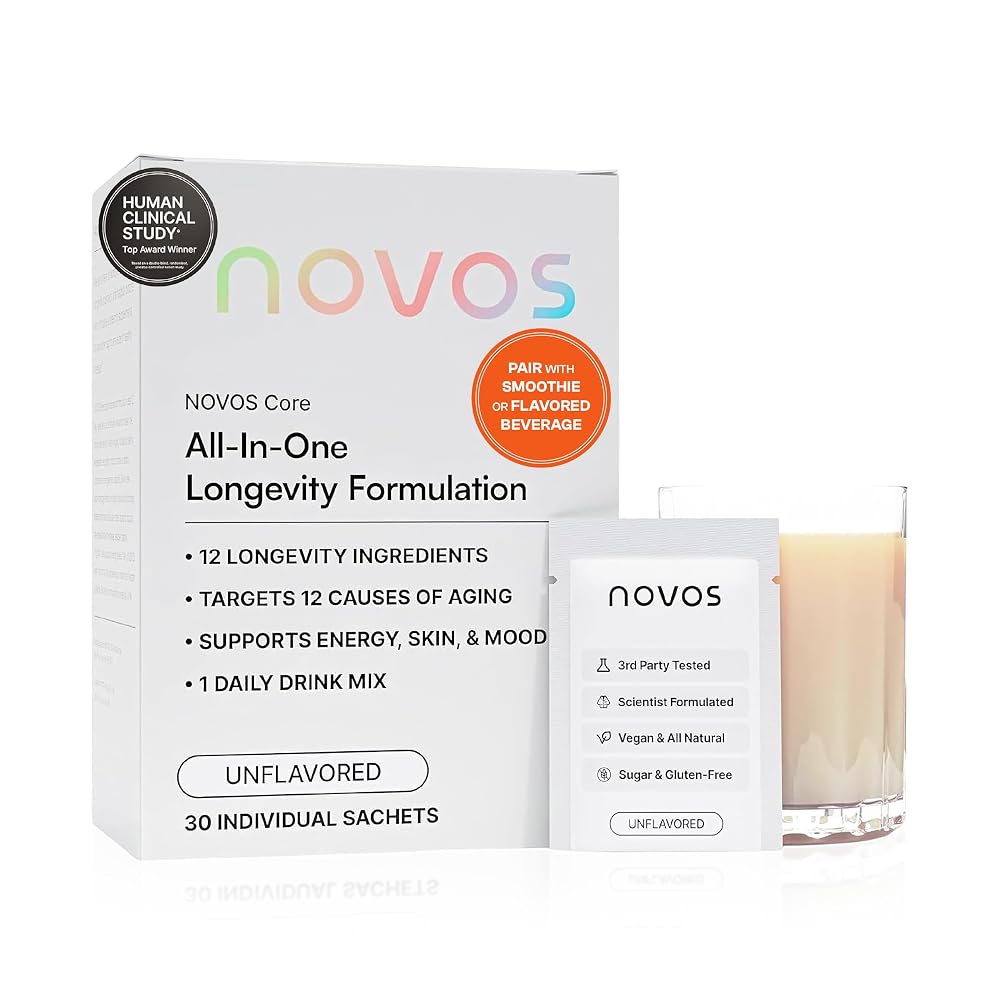 Novos Core - Clinically Studied Daily Longevity Supplement