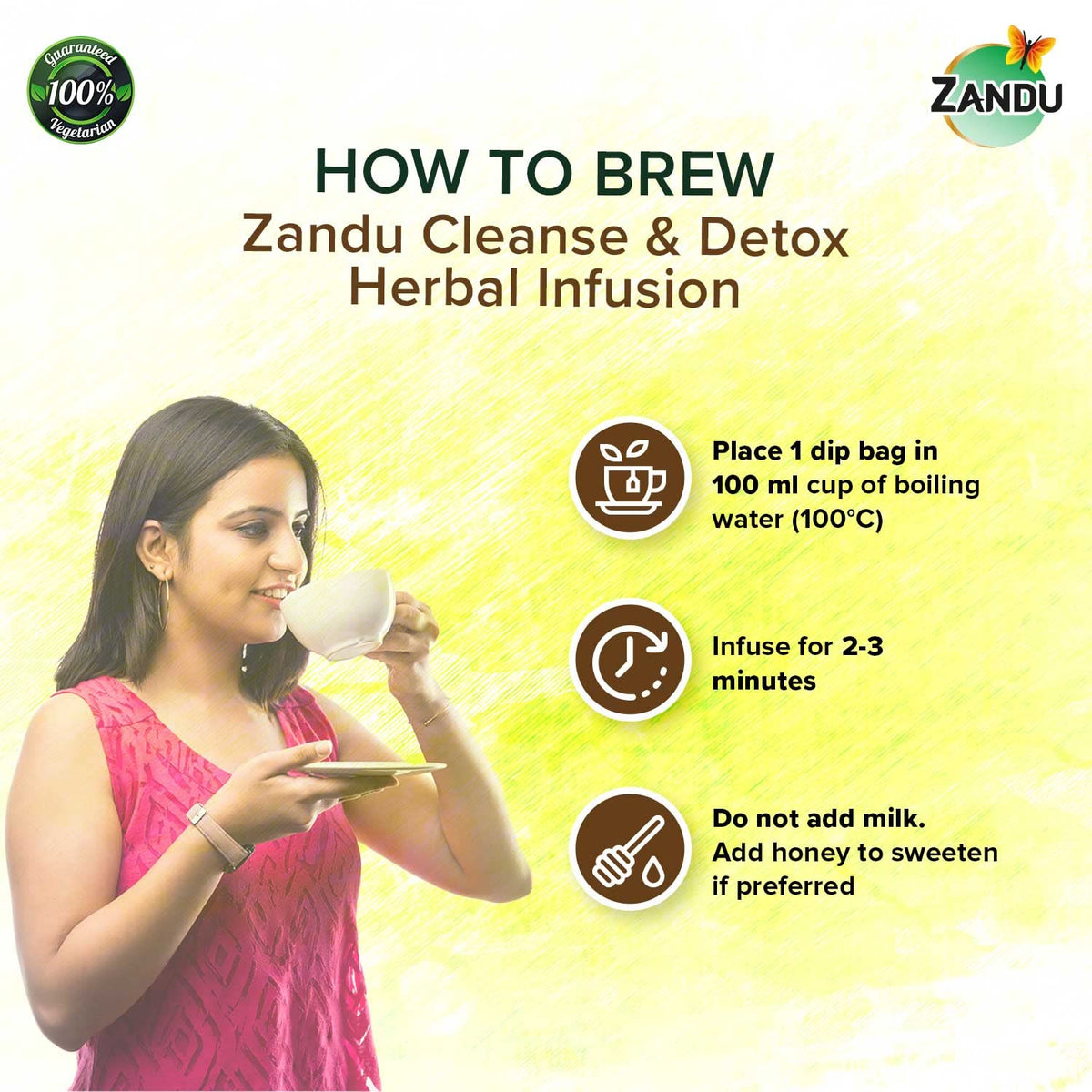 Zandu Cleanse & Detox Herbal Infusion Tea - 25 Tea Bags - image 5