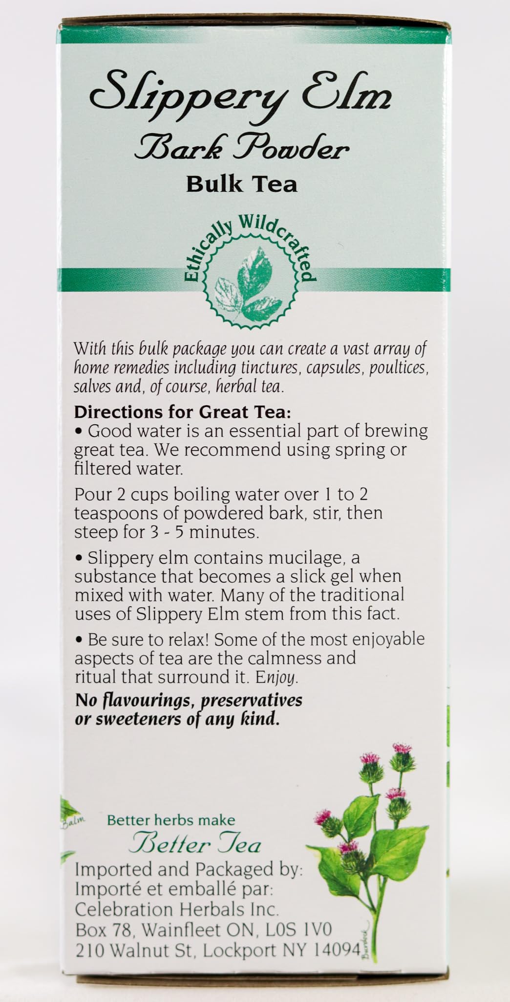 Celebration Herbals Slippery Elm Bark Powder - 65 g - image 3