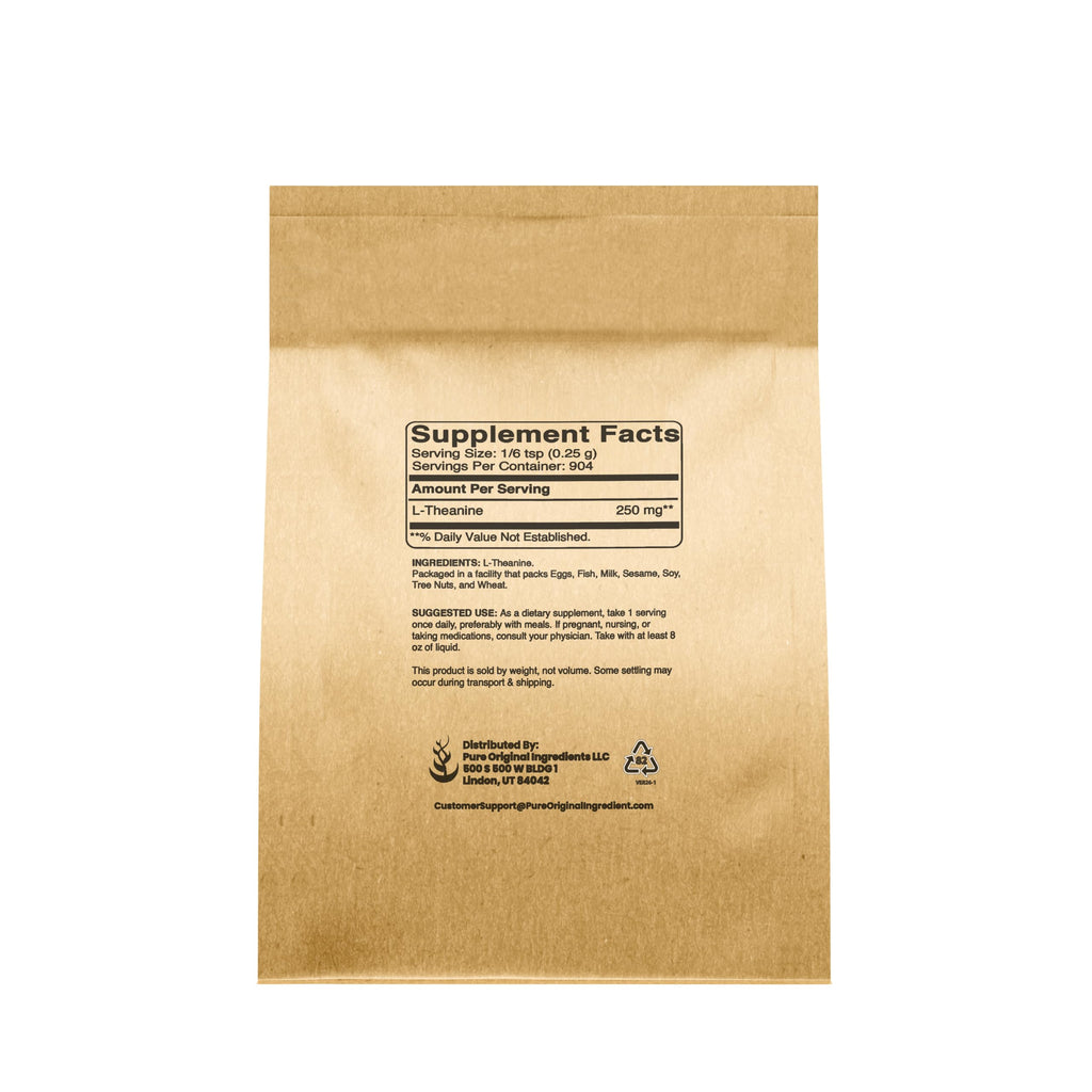 Pure Original Ingredients L-Theanine (8 oz) Amino Acid Supplement