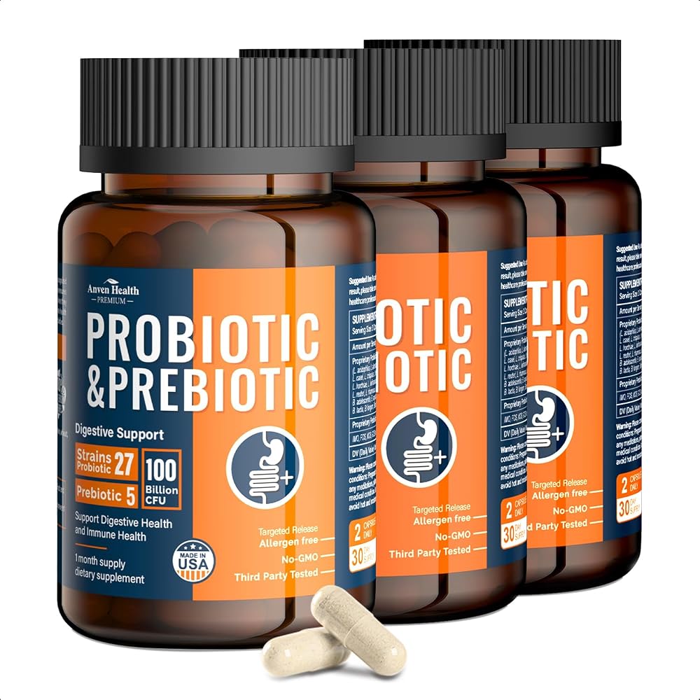 Anven Health 100 Billion Probiotics for Men and Women 27 Strains 5