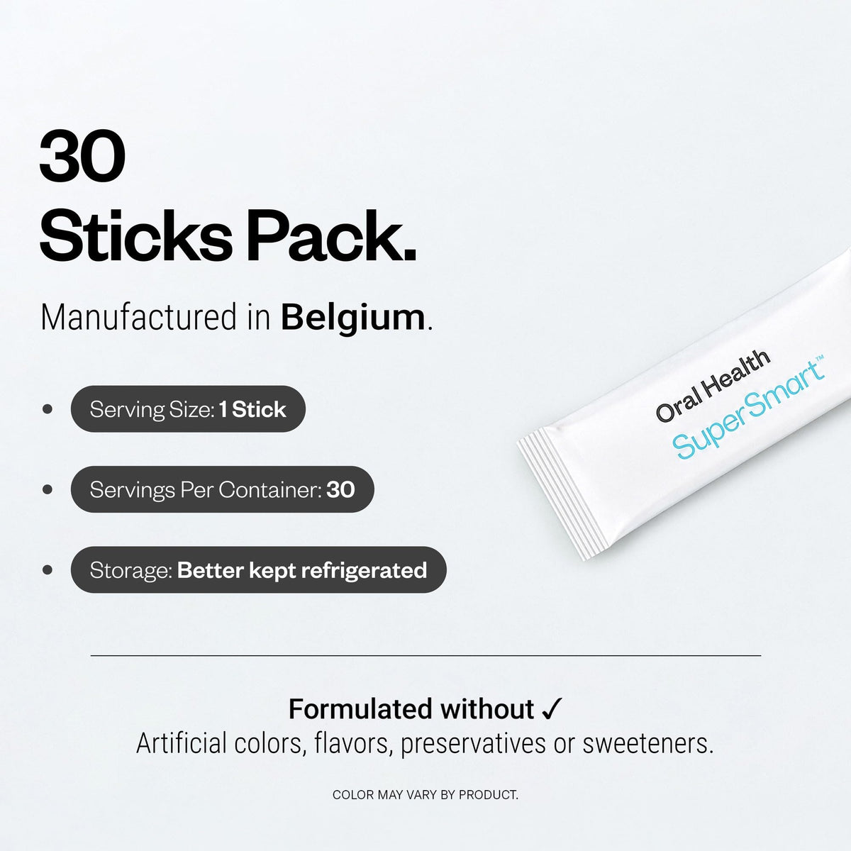 Supersmart Oral Health Probiotics 4 Billion CFU - 30 Sticks - image 7