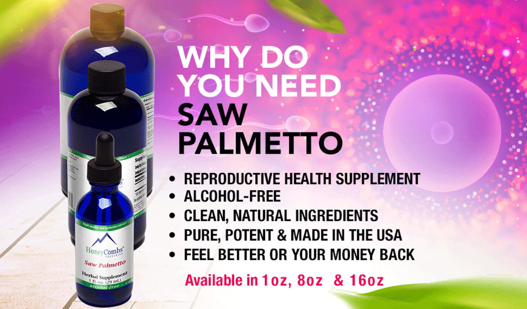 HoneyCombs Saw Palmetto Berry Extract Liquid - 30 Servings - image 4