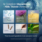 Natures Craft Reduced Glutathione 1000mg with Milk Thistle - 120 Capsules - image 4