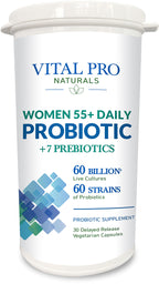 Vital Planet Women 55+ Daily Probiotic Plus Prebiotics - 30 Capsules