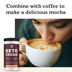 Left Coast Performance Keto Cocoa Hot Chocolate Drink Mix - 8.5oz - image 5