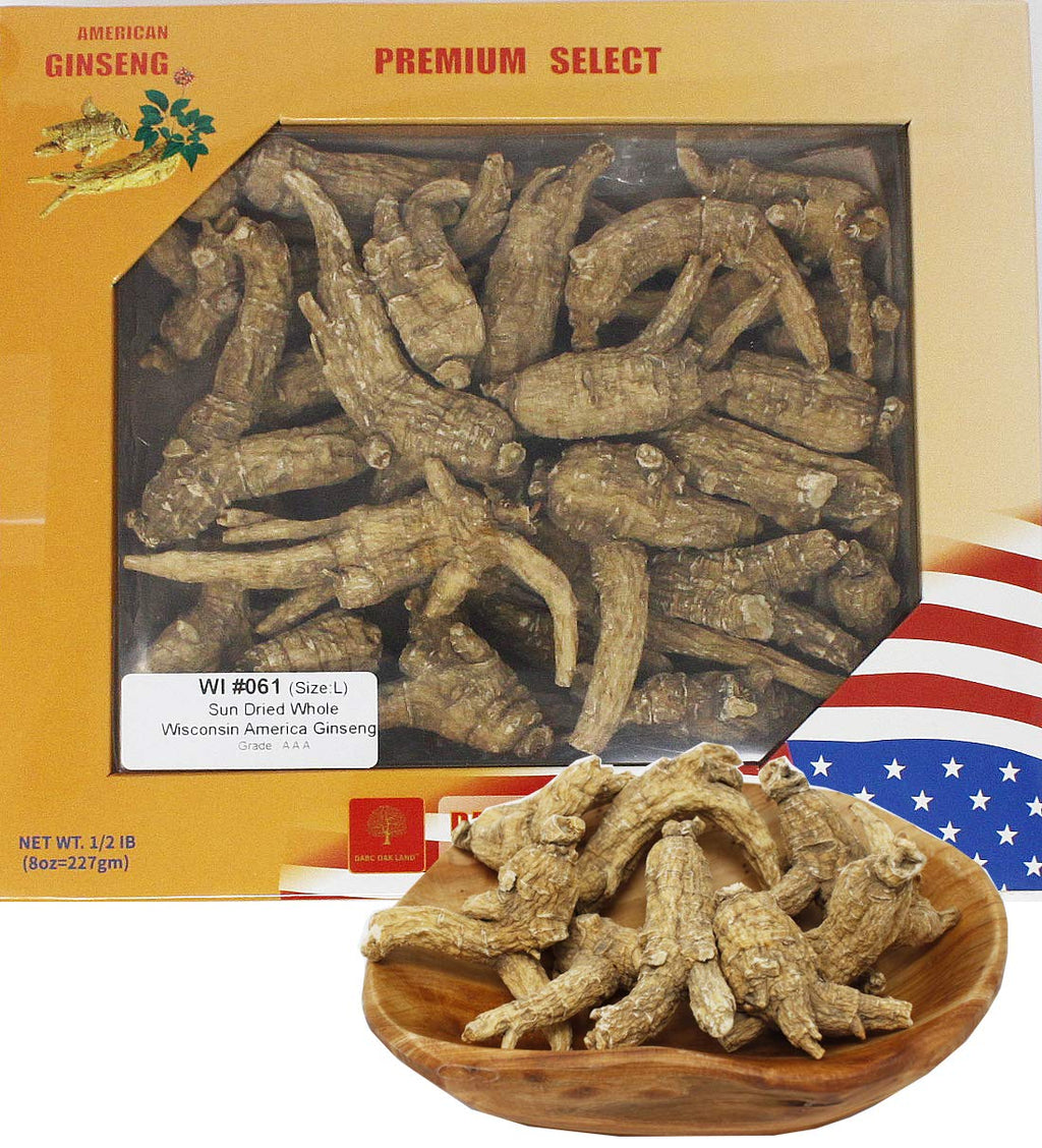 DABC OAK LAND Wisconsin American Ginseng Root - 8 oz