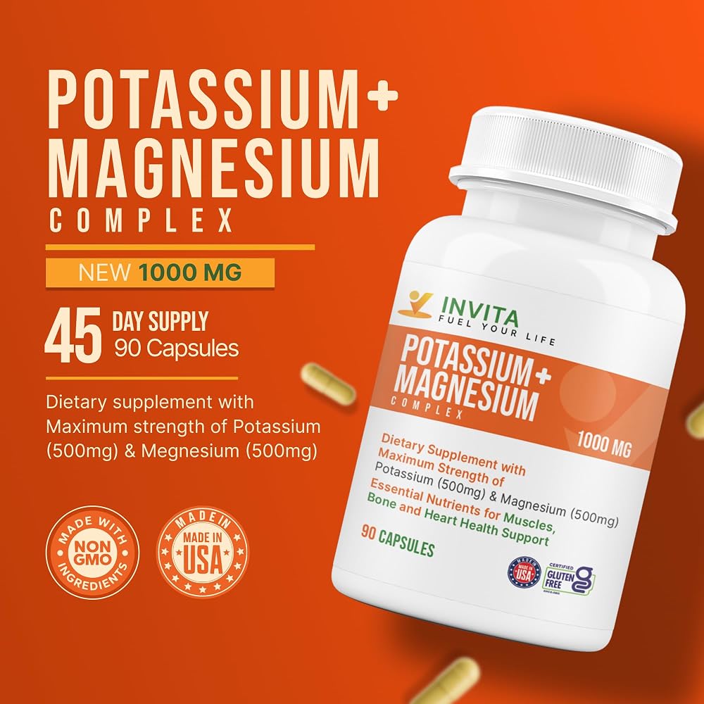 INVITA Potassium Magnesium Complex 1000 mg