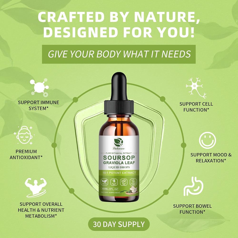 Lukaree Pure Soursop Graviola Leaf Extract for Immunity