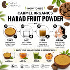 CARMEL ORGANICS Haritaki Fruit Powder - 8 Ounce - image 5