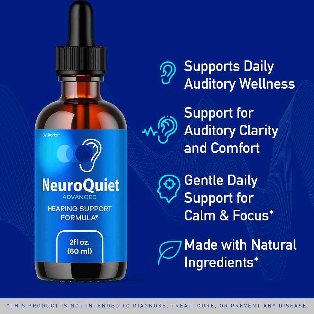 LIVORKA NeuroQuiet Drops Hearing Support Liquid - 2 Pack - image 2