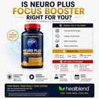 healblend Neuro Plus Focus Booster Brain Support - 120 Capsules - image 8