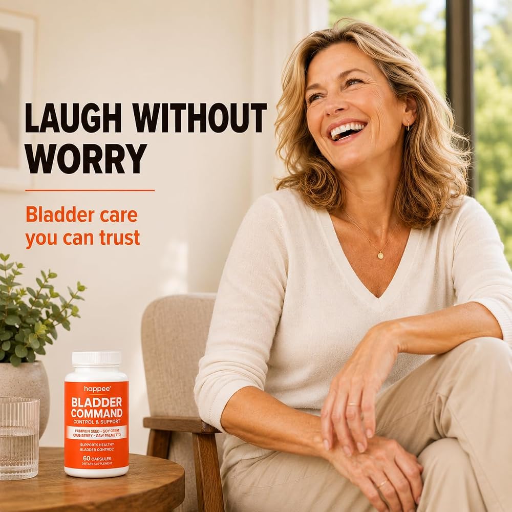 Happee Bladder Control Supplement Women & Men - Daily Bladder Support