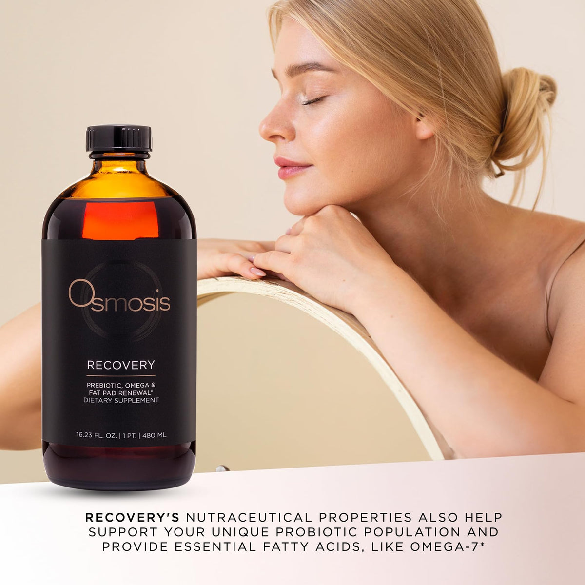 OSMOSIS Recovery Omega & Prebiotic Supplement - 16.23 Fl Oz - image 4